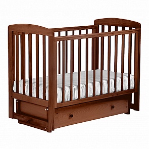 Кровать детская Лель АБ 16.2 Ромашка маятник поперечный, орех светлый (Лель, LIEL-АБ 16.2.4_орех светлый)